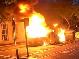 Download Video: Seis detenidos en Barcelona en los disturbios registrados tras la marcha de apoyo a Can Vies