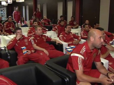 La selección se relaja con los éxitos del cine español