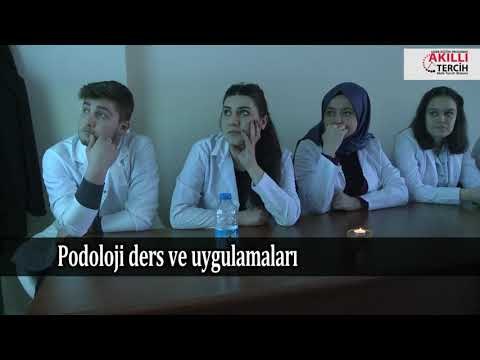 Podoloji programında hangi ders ve uygulamalar var?