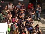 Violento desalojo de un edificio municipal 'okupado' desde hace 17 años en Barcelona