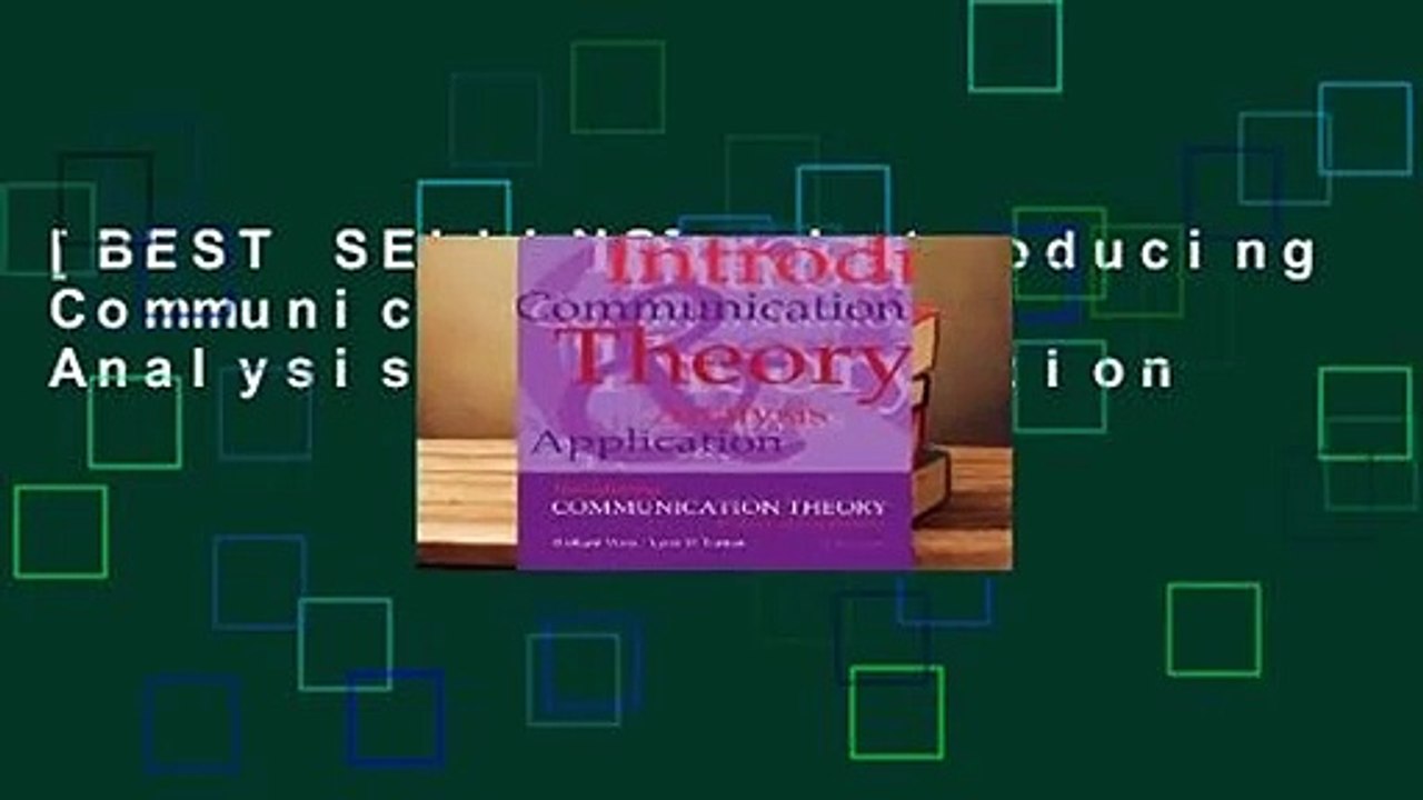 [BEST SELLING]  Introducing Communication Theory: Analysis and Application
