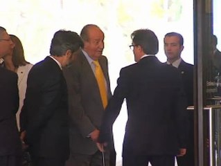El Rey y Mas juntos en Barcelona