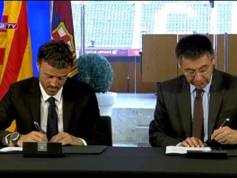 Luis Enrique ya es nuevo entrenador del FC Barcelona