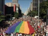 Sao Paulo celebra el desfile del Orgullo Gay más multitudinario del mundo