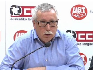 Toxo y Méndez denuncian que las políticas de austeridad son "un fracaso"