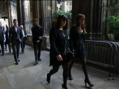 Ultimo adiós a Tito Vilanova en la catedral de Barcelona