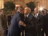Napolitano recibe al rey Juan Carlos en Roma
