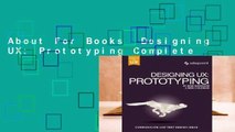 About For Books  Designing UX: Prototyping Complete