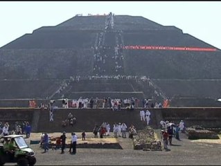 La pirámide del Sol, en riesgo de hundimiento