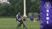 Bạn sẽ như cảm thấy được quay trở lại tuổi học trò sau khi xem xong clip này của Duy Mạnh | HANOI FC