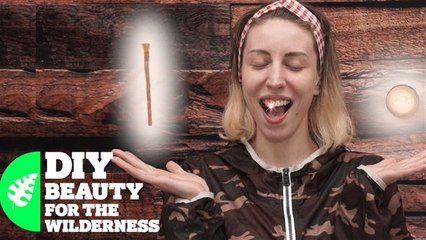 DIY Beauty in the Wilderness: Toothpaste and Toothbrush