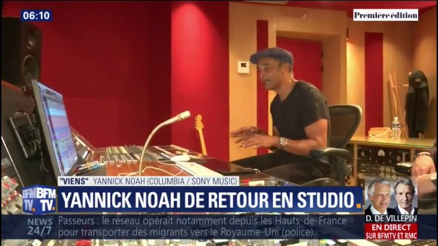 Après 5 ans de pause, Yannick Noah revient avec Viens