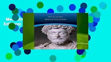 Meditations (Dover Thrift Editions)  For Kindle