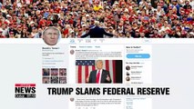 Federal Reserve like stubborn child for not cutting rates: Trump