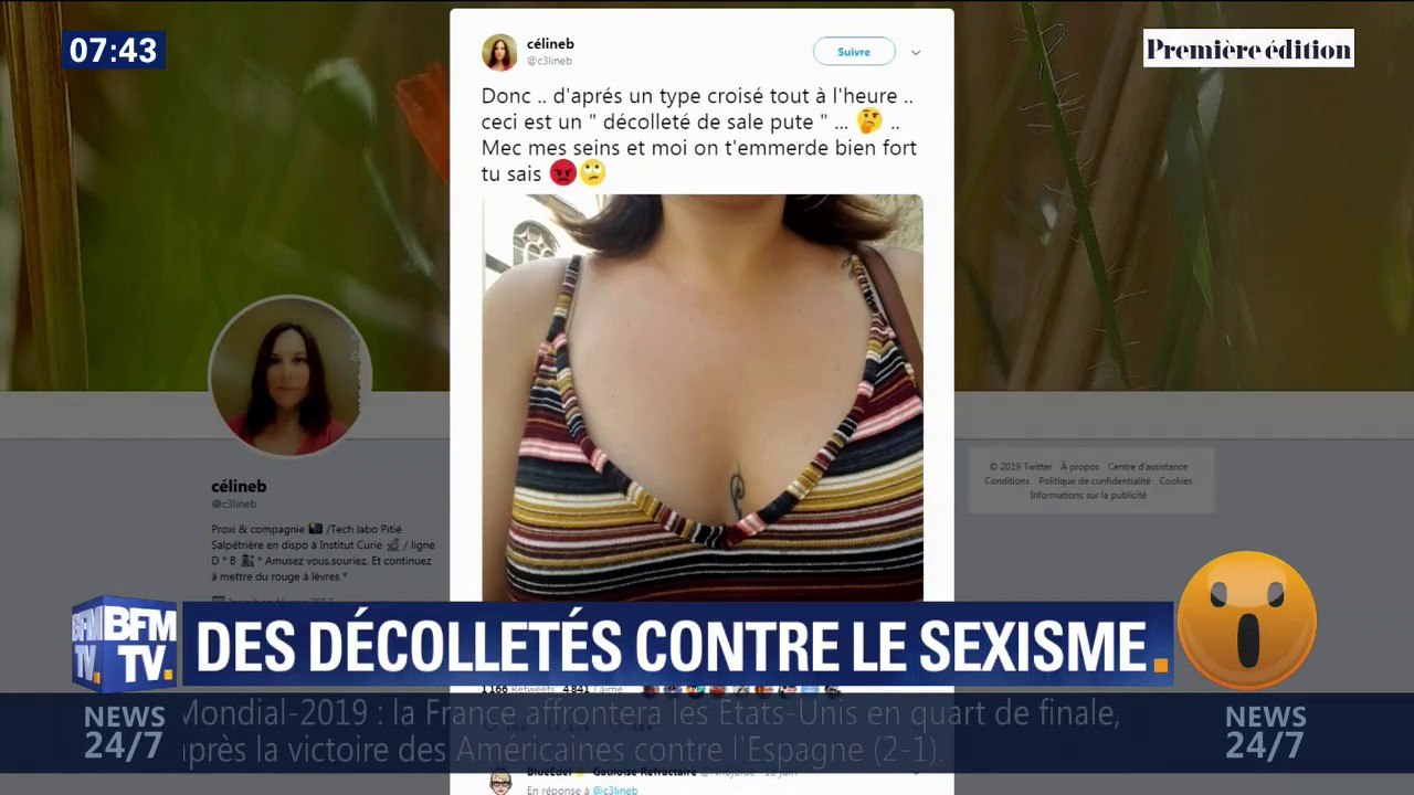 #JeKiffeMonDecolleté: quand des femmes affichent leur décolleté contre le sexisme