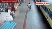 RPF constable saved life of a passenger who got slipped while boarding the train #SaveIife #RPF  #IndianTrain