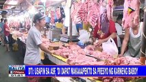 DTI: Usapin sa ASF, 'di dapat makaapekto sa presyo ng karneng baboy