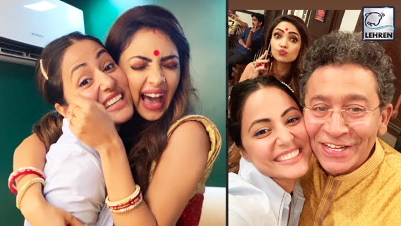 Hina Khan REUNITES With The Star Cast Of Kasautii Zindagii Kay 2