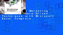 Full version Marketing Analytics: Data-Driven Techniques with Microsoft Excel Complete