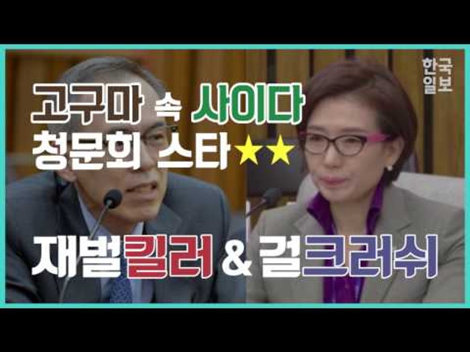 청문회 스타 여명숙과 주진형의 사이다 발언