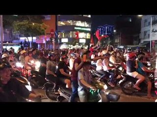 아시아축구연맹(AFC) U-23 챔피언십 4강 진출을 기뻐하는 베트남 국민들