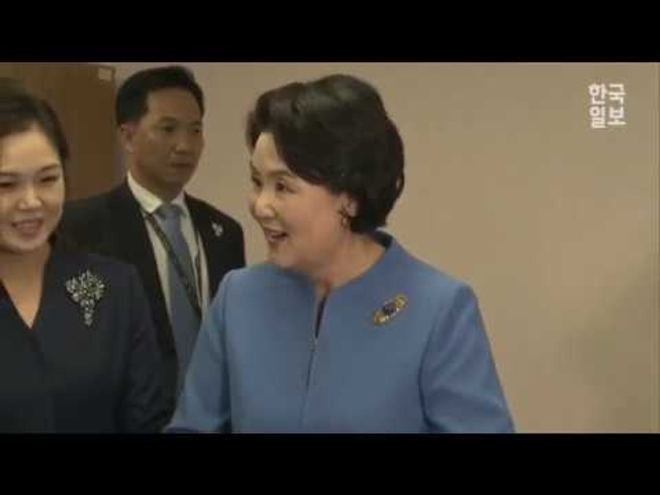 [2018 평양 남북정상회담] 김정숙 여사, 옥류아동병원 방문