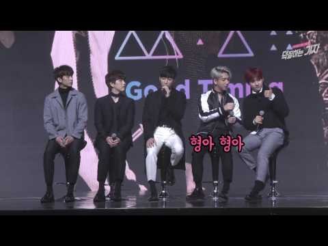 B1A4, 꽁냥거리는 바로&신우 (161128 Showcase Interview Baro&Shinwoo)
