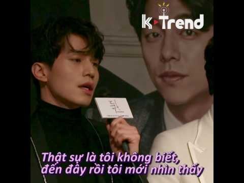 161122_Lee Dong Wook trong buổi họp báo phim Goblin