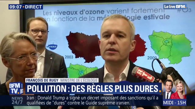 François de Rugy annonce un déclenchement de la circulation différenciée beaucoup plus rapide
