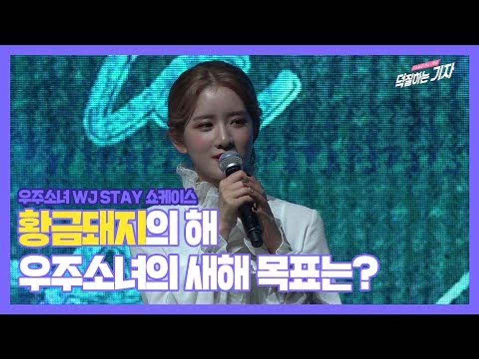 황금돼지의 해! 우주소녀의 올해 목표는? (feat. 엑시&보나) 190108  우주소녀 쇼케이스
