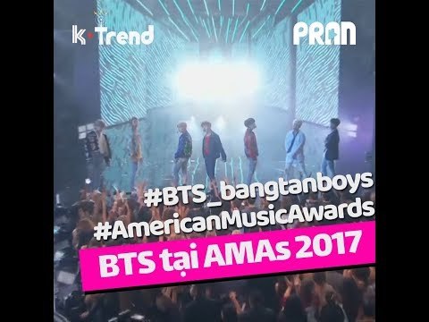 BTS tại American Music Awards 2017