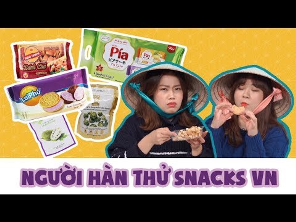 NGƯỜI HÀN ĂN QUÀ VẶT VIỆT NAM    | TÁN NHẢM VIỆT HÀN