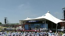 임진각에서 평화 기원 미사...2만여 명 운집 / YTN