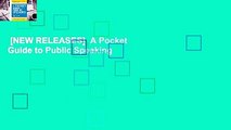 [NEW RELEASES]  A Pocket Guide to Public Speaking