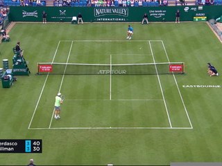 Eastbourne - Verdasco se défait de Millman entre les gouttes