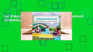 Full E-book Lonely Planet Japanese Phrasebook  Dictionary Best Sellers