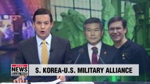 S. Korea, U.S. defense chiefs reaffirm strong alliance