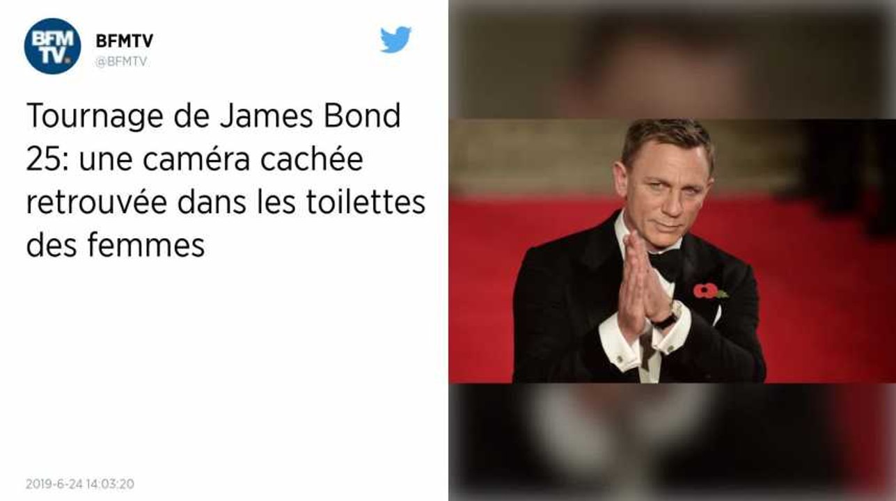 Tournage de James Bond : une caméra cachée découverte dans les toilettes des femmes