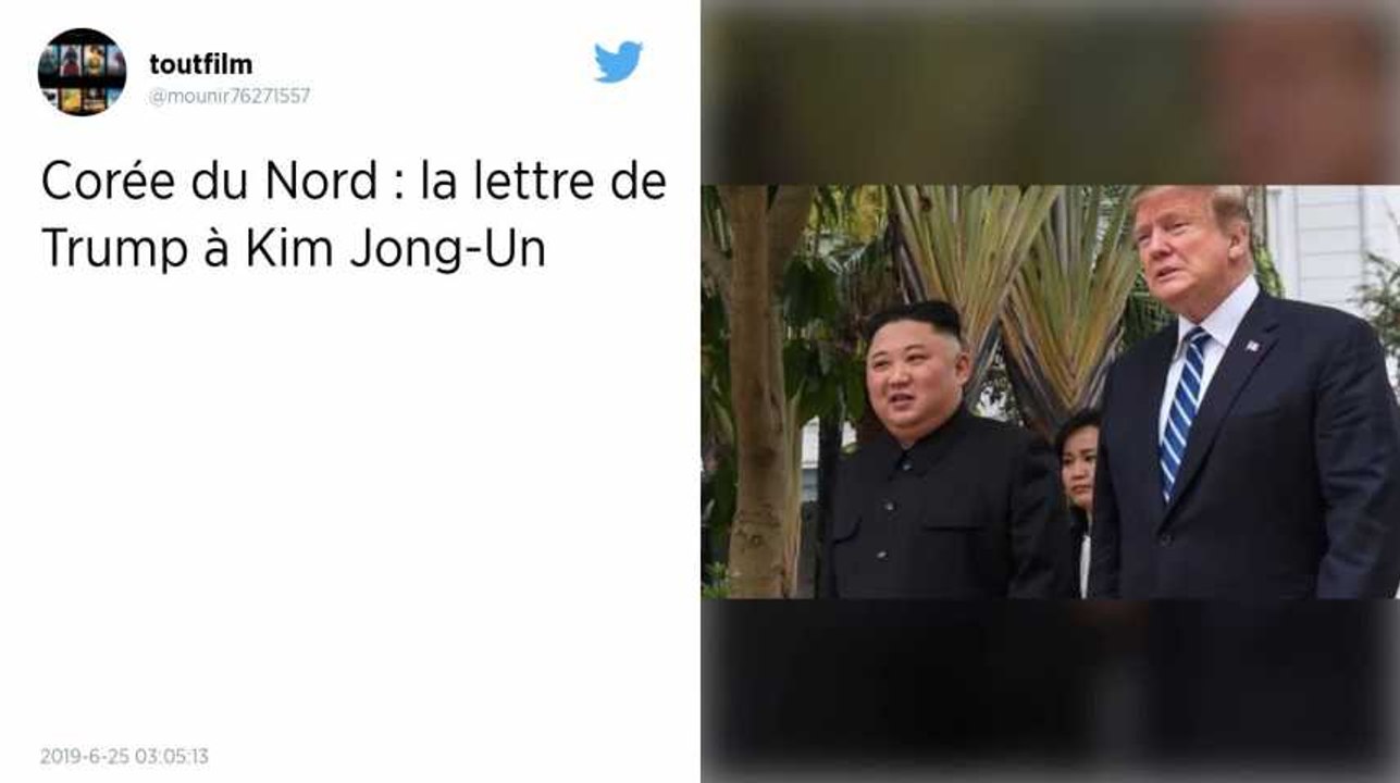 Donald Trump se réjouit d’un courrier de Kim Jong-un lui souhaitant bon anniversaire
