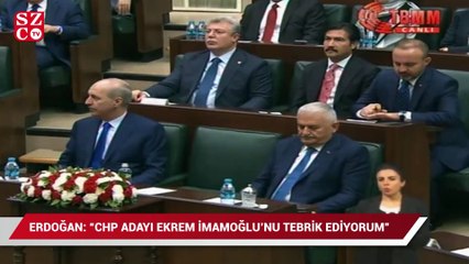 Erdoğan sözlerine İmamoğlu’nu kutlayarak başladı