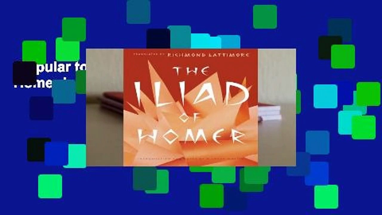 Popular to Favorit  The Iliad of Homer by Homer
