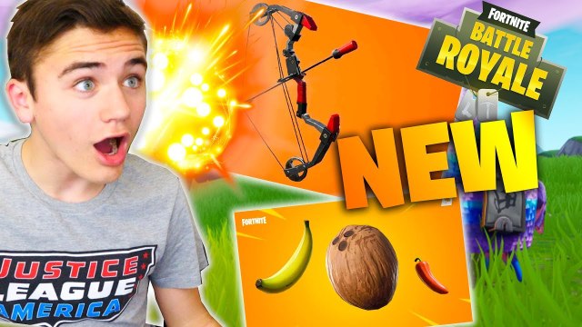 JE DÉCOUVRE L'ARC EXPLOSIF ET TOUS LES NOUVEAUX FRUITS SUR FORTNITE BATTLE ROYALE !!! - Néo The One