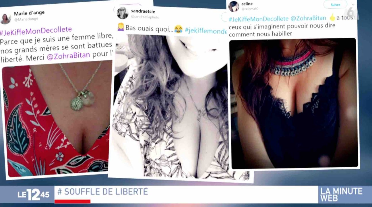 Des Françaises affichent leur décolleté - ZAPPING ACTU DU 25/06/2019