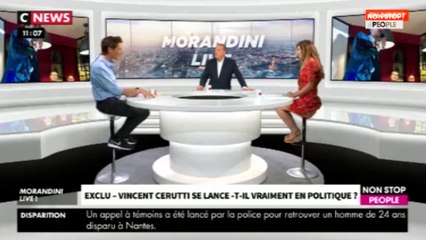 Morandini Live : Vincent Cerutti va-t-il vraiment faire de la politique ? Il répond (vidéo)
