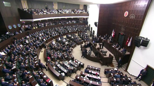 Cumhurbaşkanı Erdoğan: 'İmralı'daki terörist başının son günlerde kamuoyuna yaptığı açıklamalar ve bununla ilgili değerlendirmeler, örgüt içinde hem iç politikada hem de bölge politikalarında ciddi görüş ayrılıkları ortaya çıktığının işaretidir' - TBMM