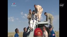 Tres tripulantes de la Estación Espacial regresan a la Tierra