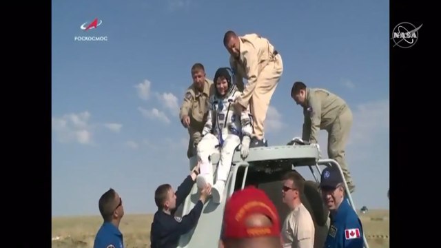 Tres tripulantes de la Estación Espacial regresan a la Tierra