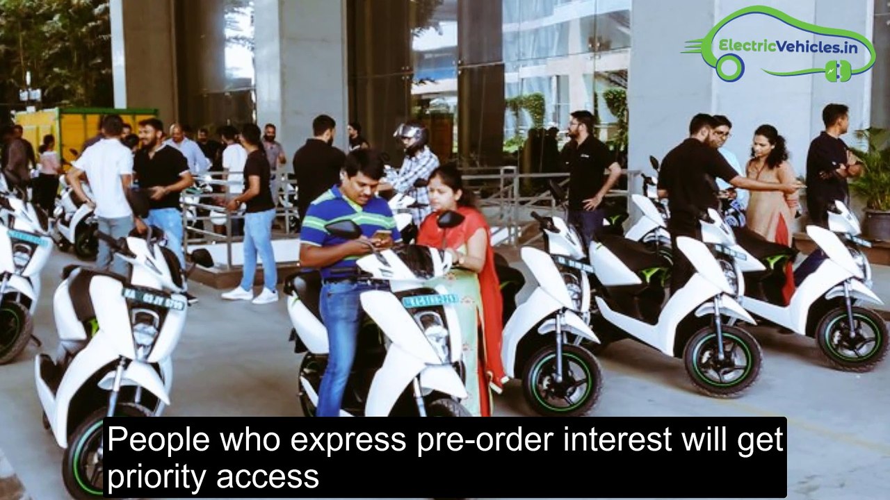Ather Energy Pre-Booking Dates for Chennai - July 2019
