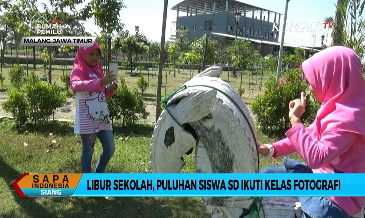 Libur Sekolah, Puluhan Siswa SD Ikuti Kelas Fotografi