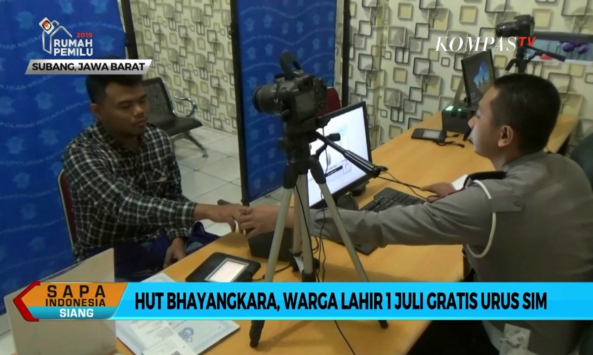 HUT Bhayangkara, Warga Lahir 1 Juli Gratis Urus Sim di Polres Subang